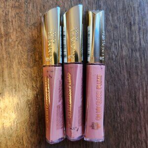 RIMMEL LONDON Oh My Gloss Plump Lot of 3 Peach Pie BNIP LIP PLUMPING Gloss